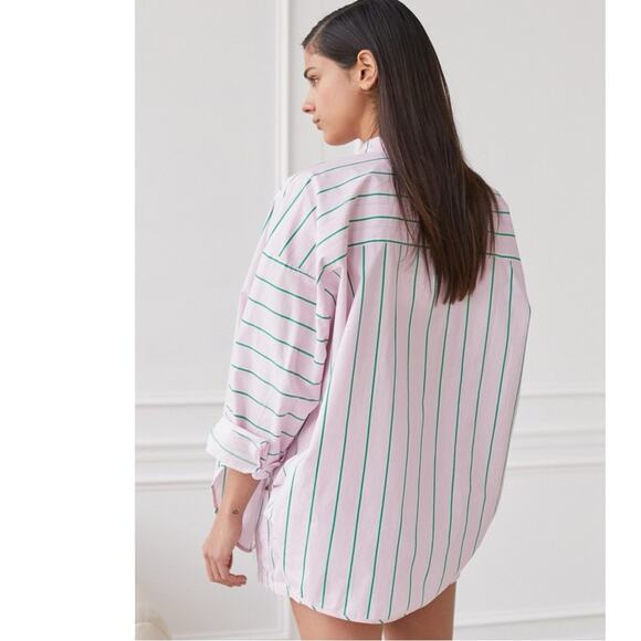 Out From Under Bailey Boyfriend Button-Down Shirt - Picture 3 of 10